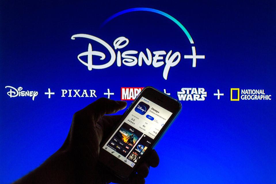 Disney+ Announces New U.K. Projects 2 In this photo illustration the Disney+ App seen displayed on...