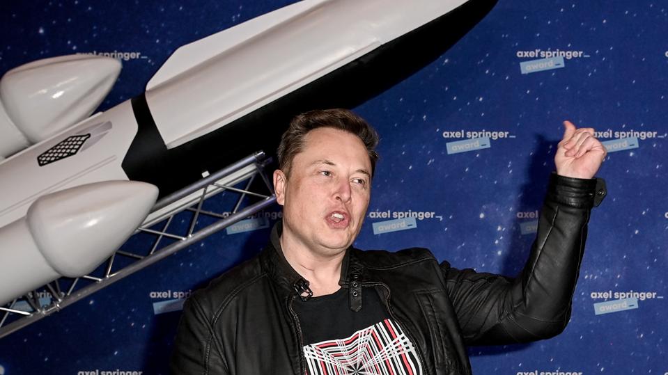 Elon Musk Awarded With Axel Springer Award In Berlin