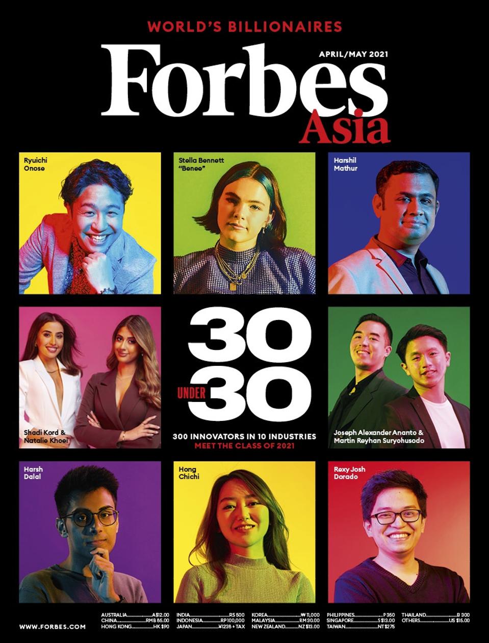 Forbes Releases 2021 30 Under 30 Asia List Exbulletin
