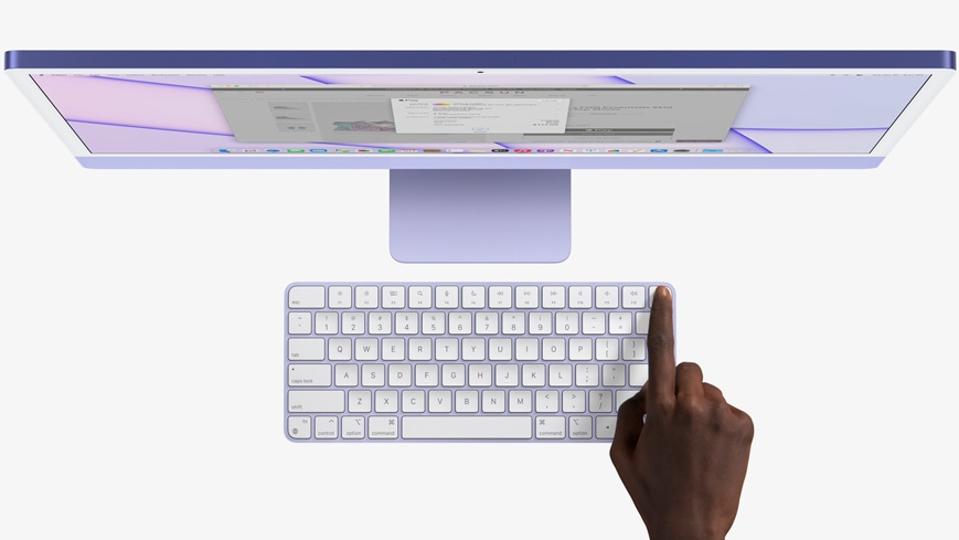 Apple's purple 2021 iMac