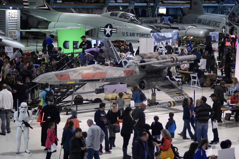 Star Wars themed day at Wings Over the Rockies aviation museum in Denver