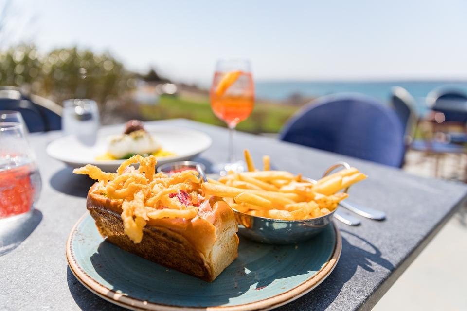 NEWPORT, RI - The Lobster Roll at Castle Hill Inn in Newport