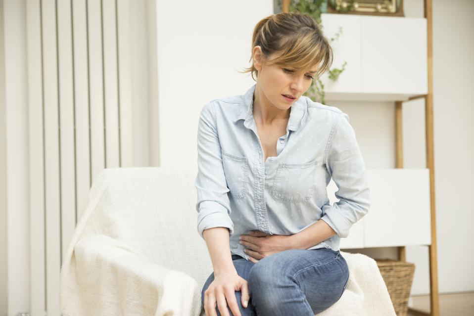 WOMAN WITH ABDOMINAL PAIN