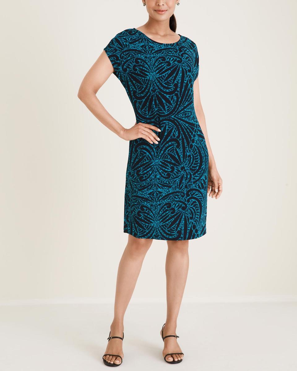blue dress