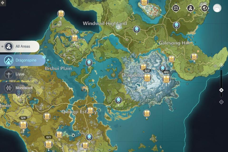 Teyvat World Map