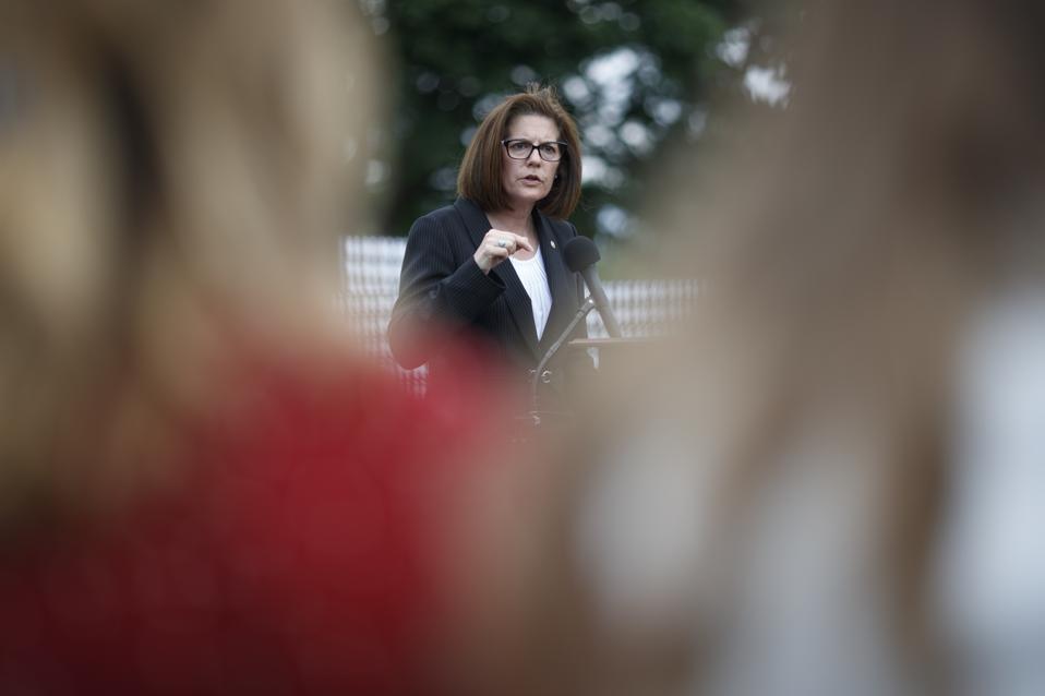 Democratic Lawmakers Hold Press Conference On Gun Violence, Urging Senate To Vote On Universal Background Checks Legislation