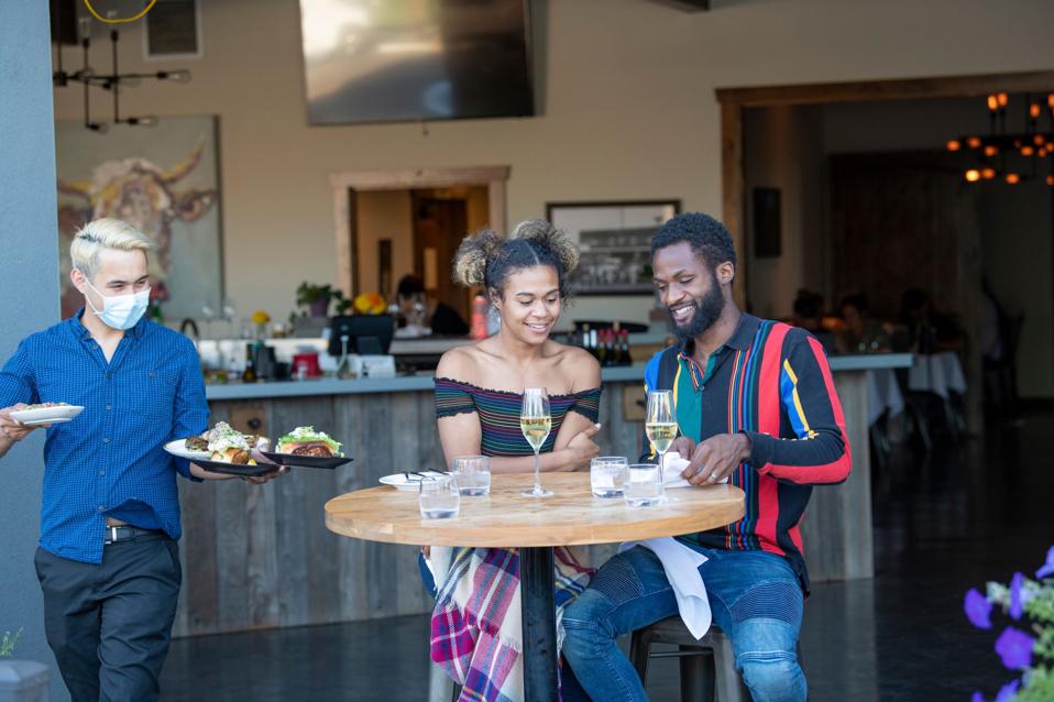 Black couple wine tasting in Willamette Valley
