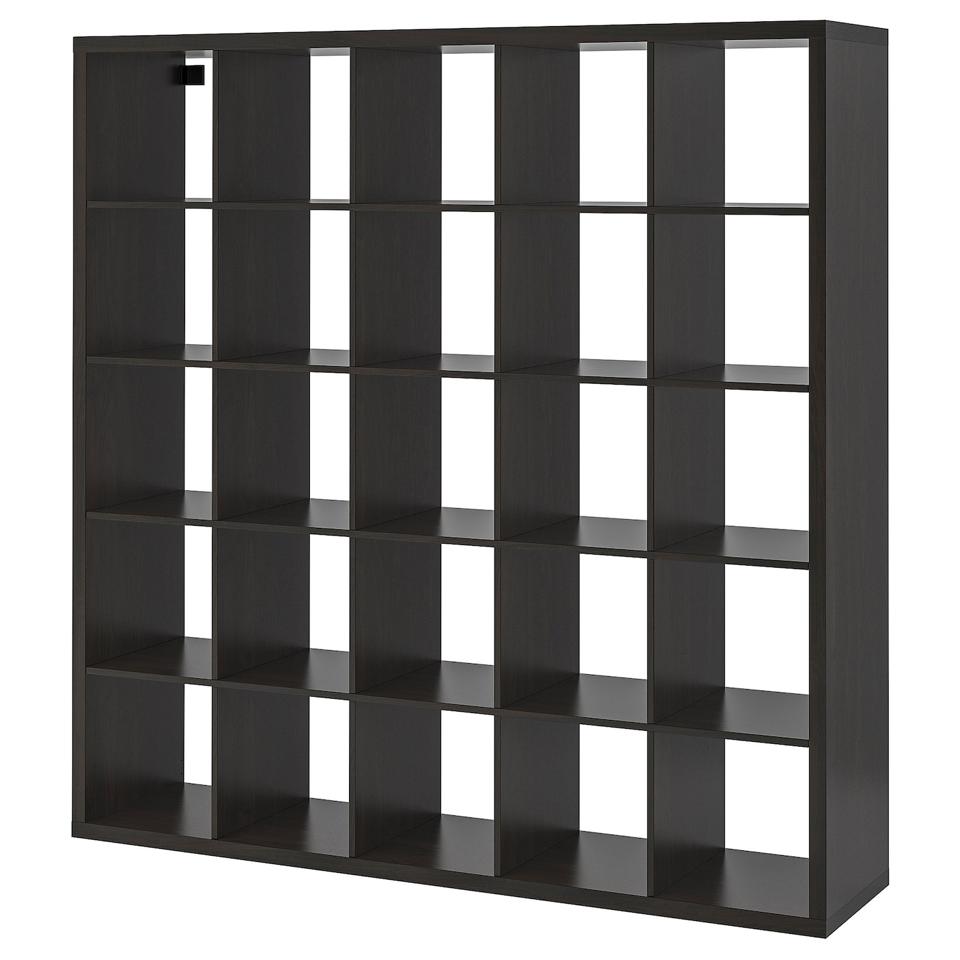 KALLAX Shelf unit, black-brown, 71 5/8x71 5/8″