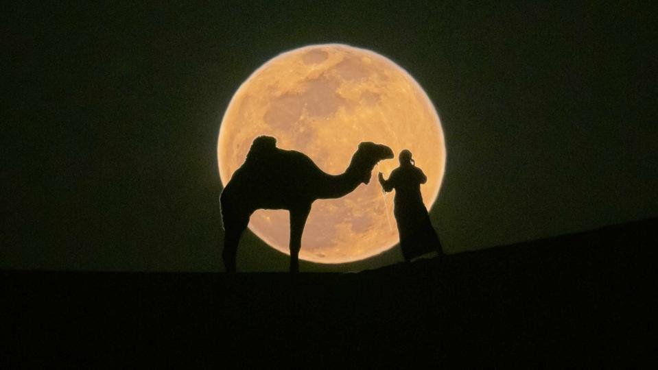 Qatar National Tourism Council (QNTC) has captured the incredible Pink Supermoon above the Torch Tower in Doha and in the Al Aamriya Desert. Partnering with local astro-photographer Vinay Swaroop Balla, the striking images show the moon rising above the country’s iconic locations.