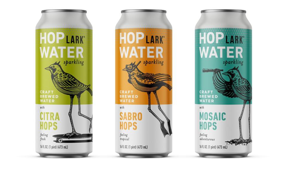 Cans of Hoplark Water