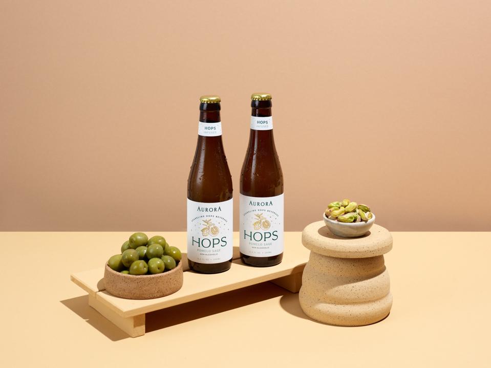 Bottles of Aurora Hops