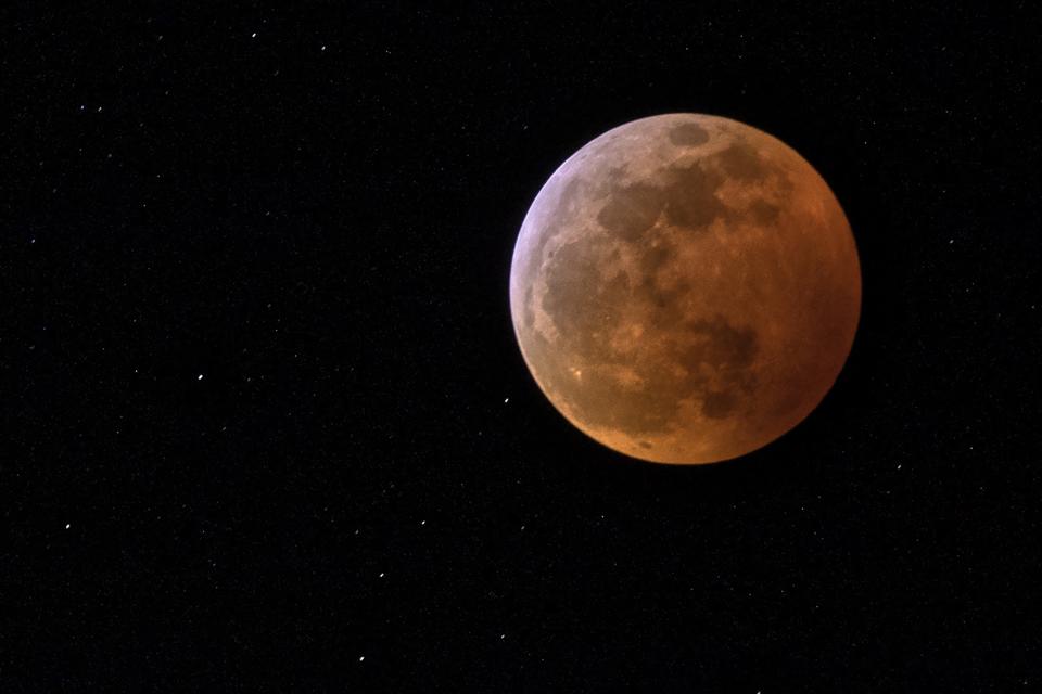 The first total lunar eclipse since January 2019 occurs tonight