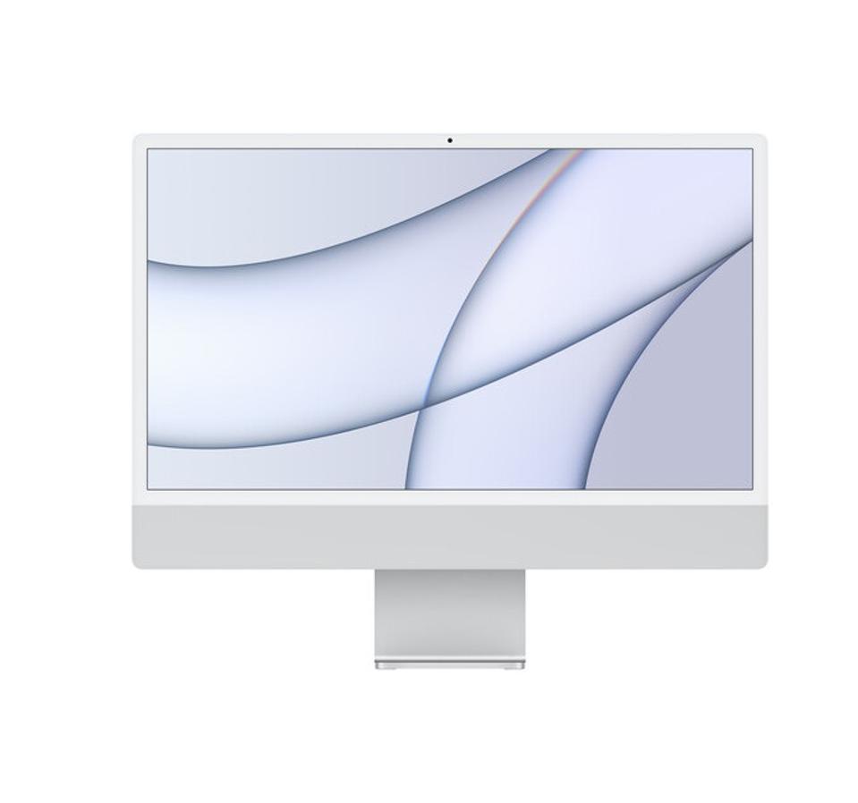 Apple 24″ iMac with M1 Chip (Mid 2021, Silver)