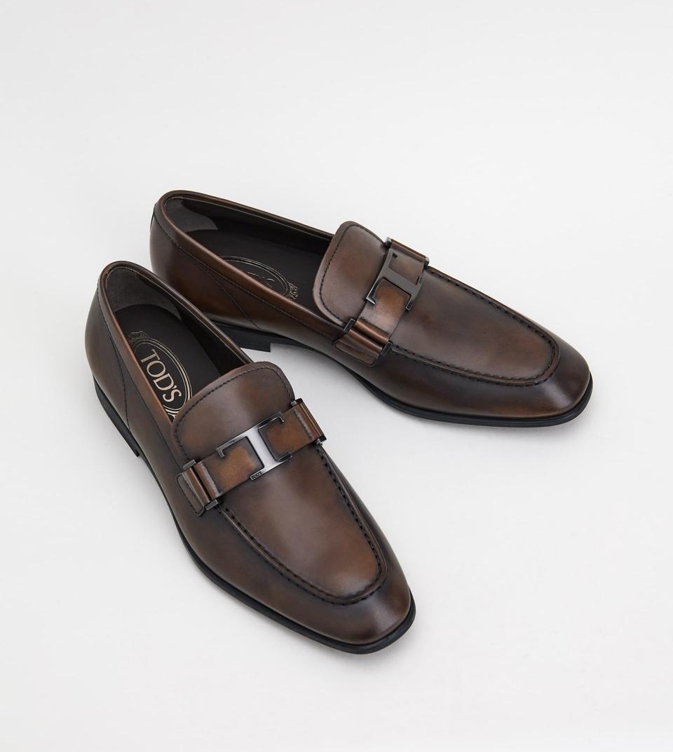 Brown Timeless Leather Loafers