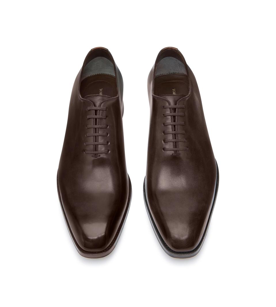 SMOOTH LEATHER ELKAN CAP TOE LACE UPS