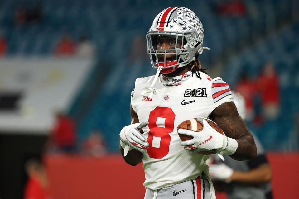 Ohio State RB Trey Sermon against Alabama.