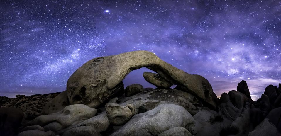 Voie lactée à Joshua Tree
