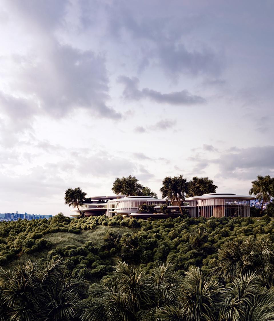 sustainable compound concept by alex nerovnya for beverly hills 2001 Benedict Canyon