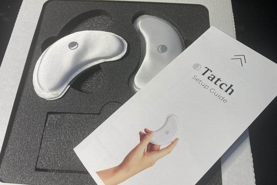 The two Tatch sensors measure sleep
