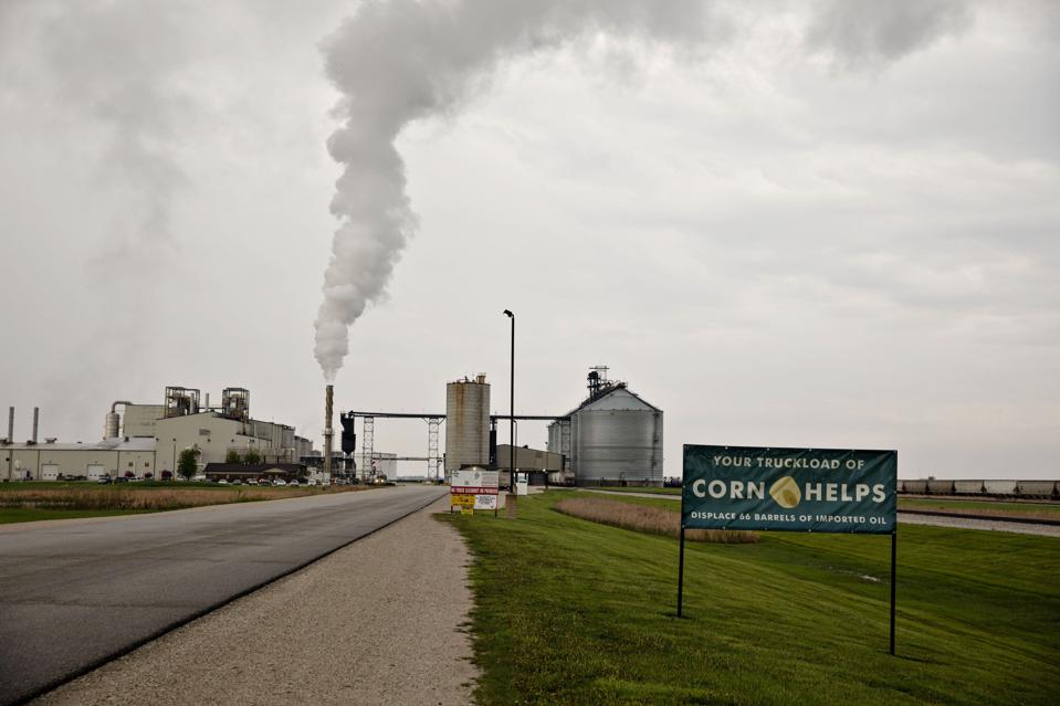 The POET LLC Ethanol Biorefinery in Gowrie, Iowa, U.S.