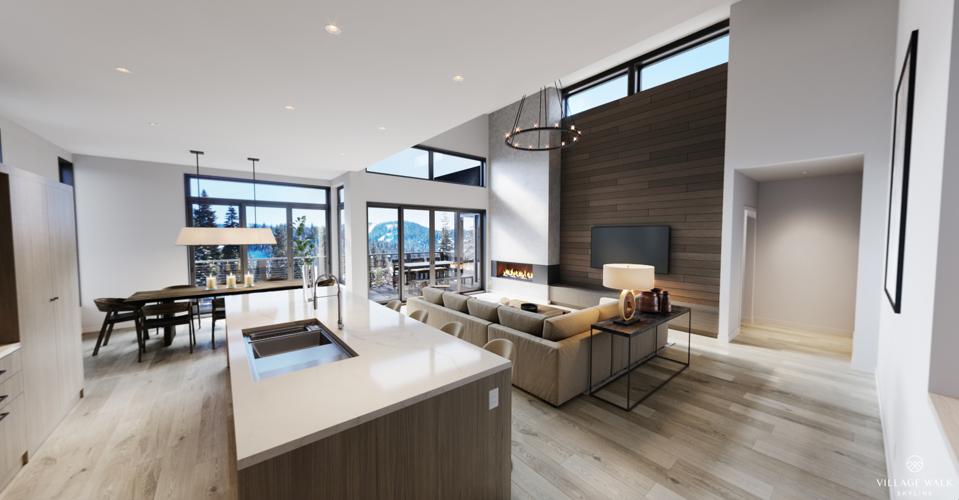 interior kitchen living room village walk skyline northstar 7488 Larkspur Lane Truckee