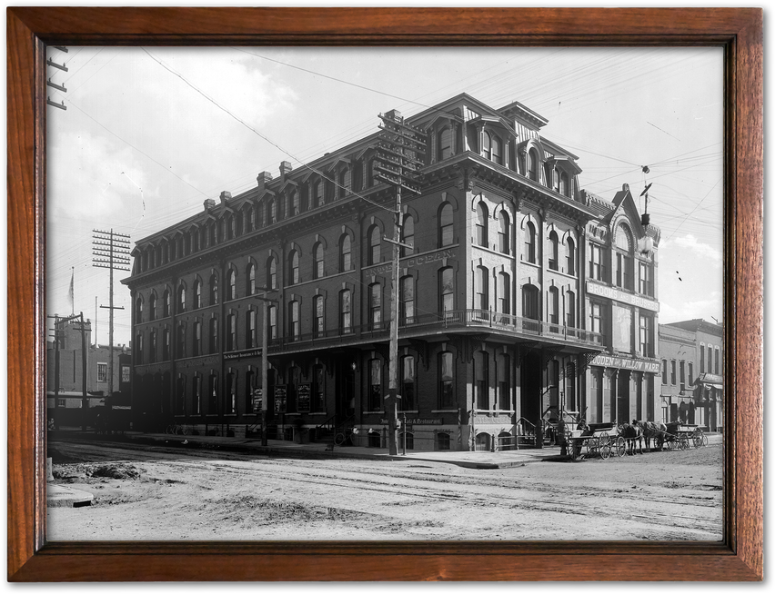 Historic photo of the Denver Inter-Ocean Hotel