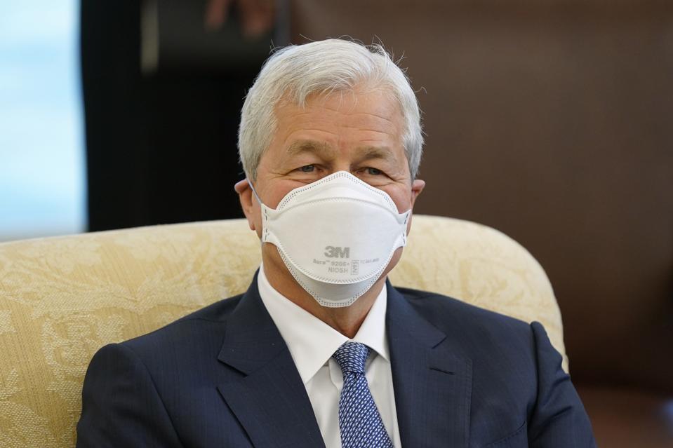 Jamie Dimon, CEO of JP MorganChase, at the White House