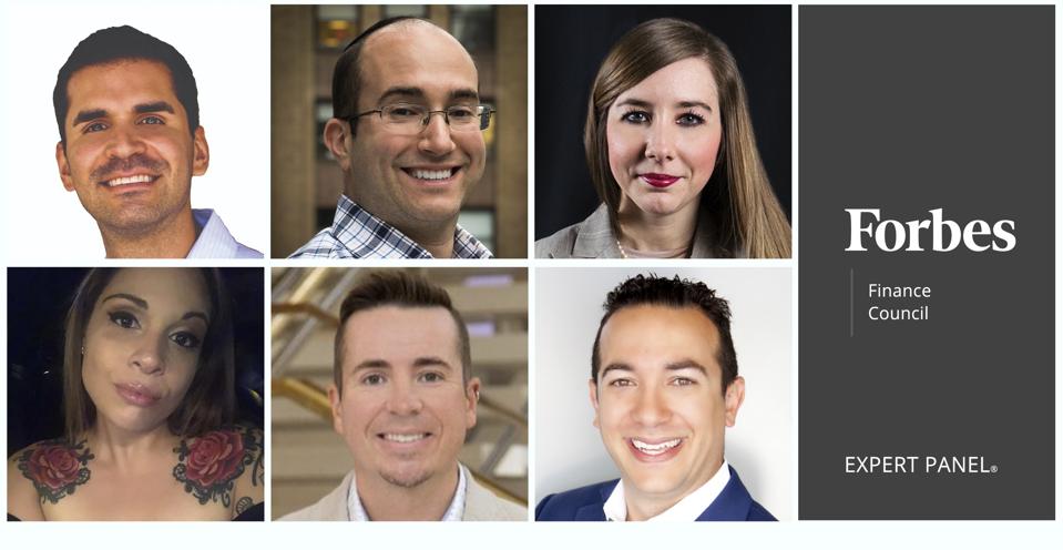 Photos des membres du Forbes Finance Council.