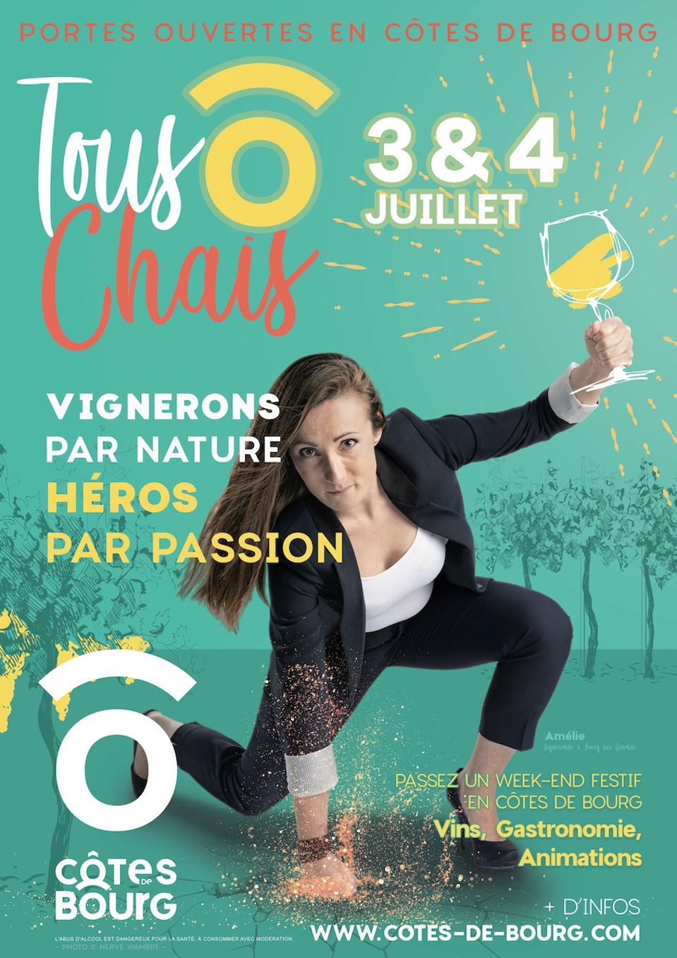 Winemaker Amélie Osmond highlights Bourg wine festival