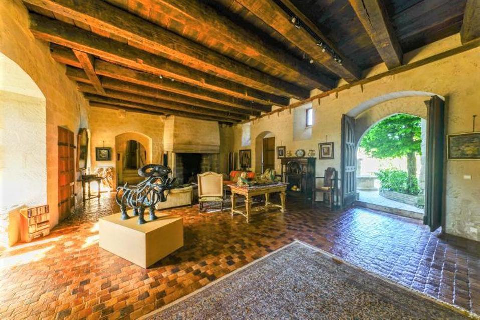 inside living area medieval chateau castle Perigueux, Dordogne, France
