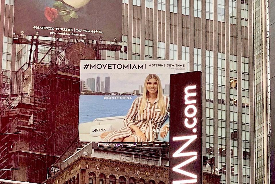 Miami Manhattan Times Square real estate marketing