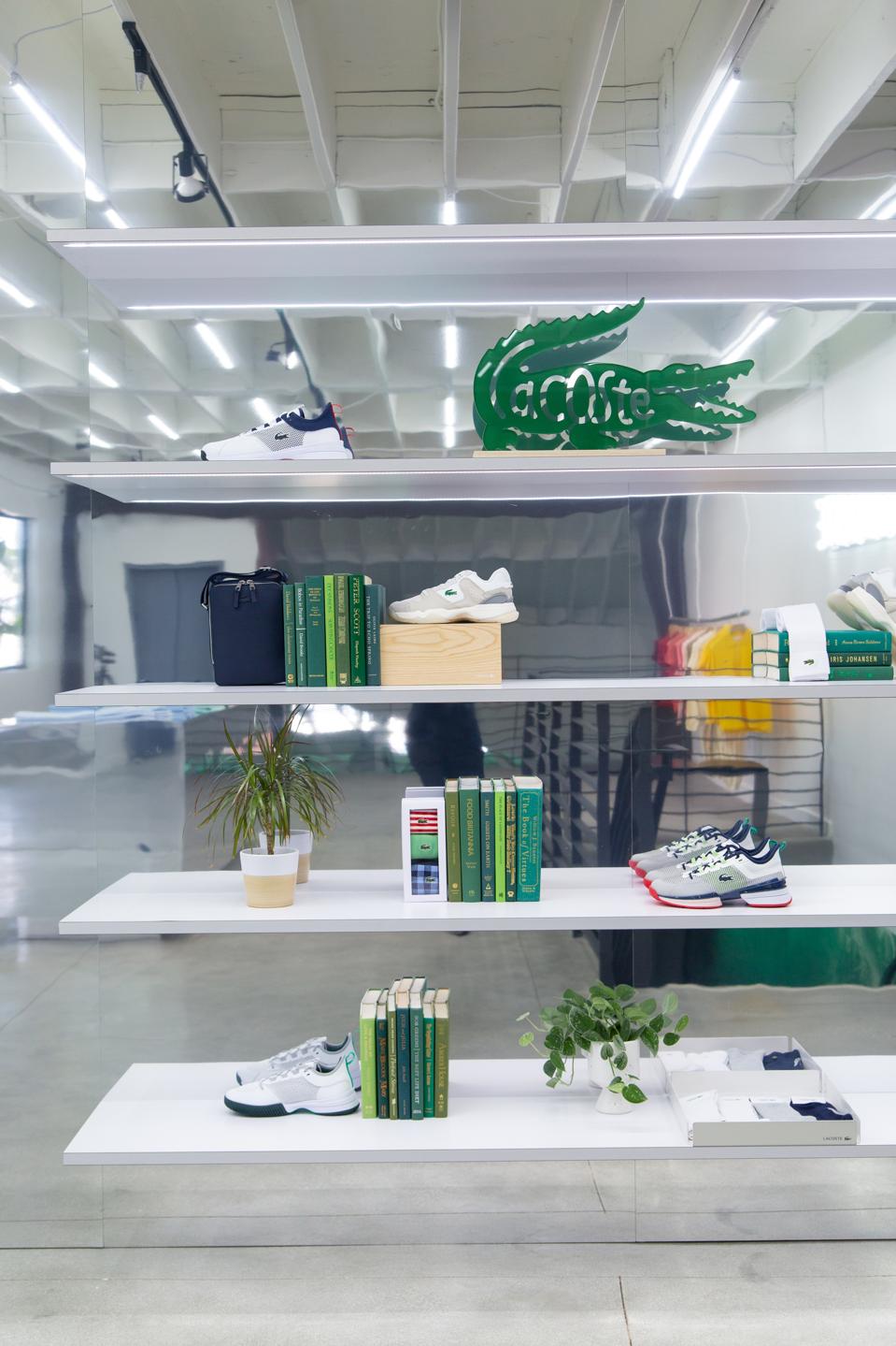 inside of retail store