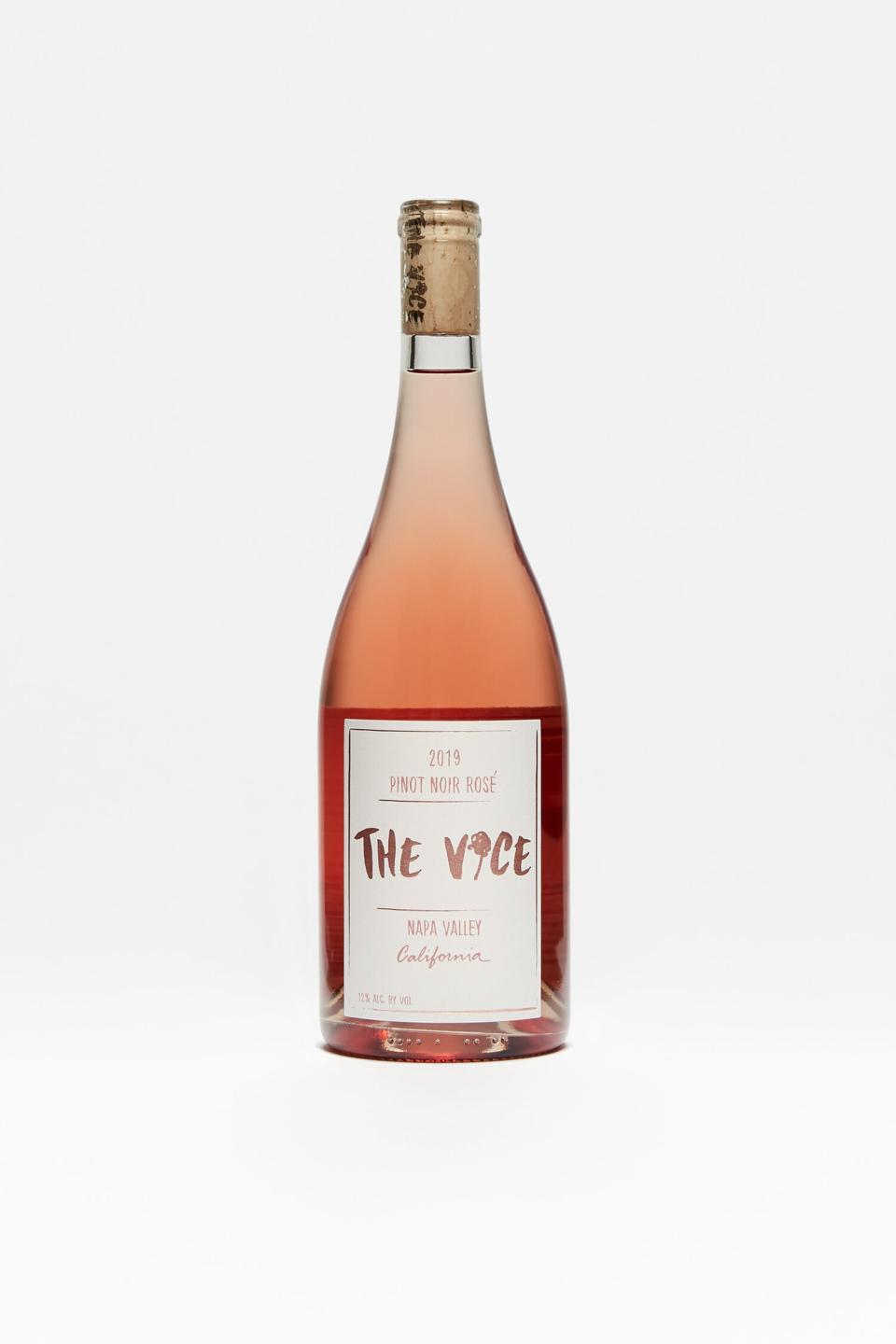 The Vice Wine is a bottle of rosé.