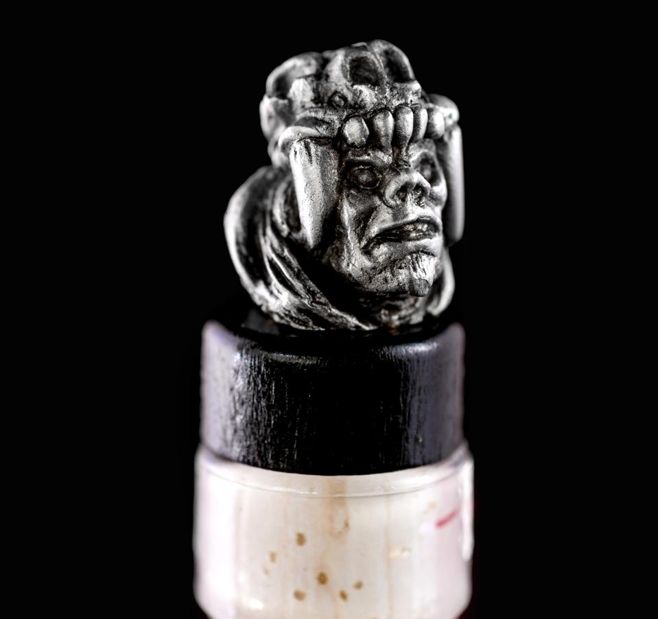 The cast metal tops of Ragnarök Rye will feature each of the current members of GWAR.