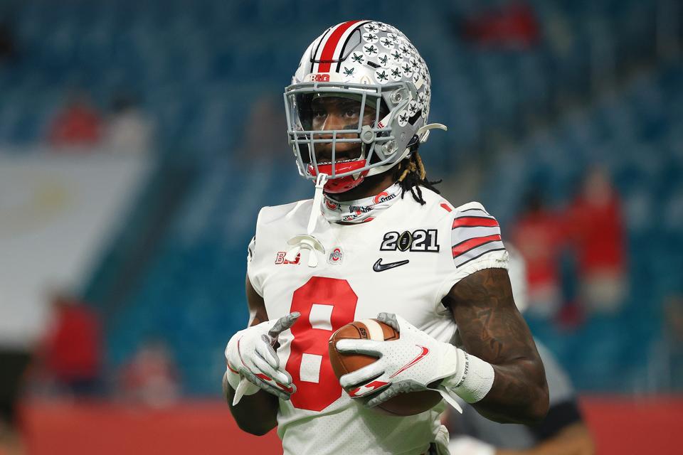 Ohio State RB Trey Sermon against Alabama.