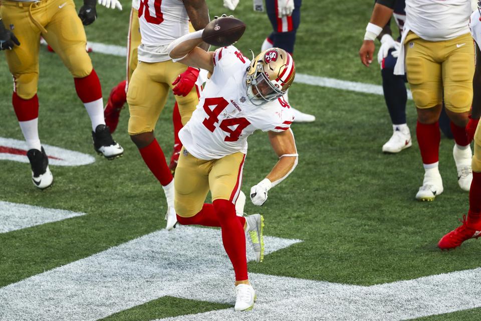 49ers FB Kyle Juszczyk against the Patriots