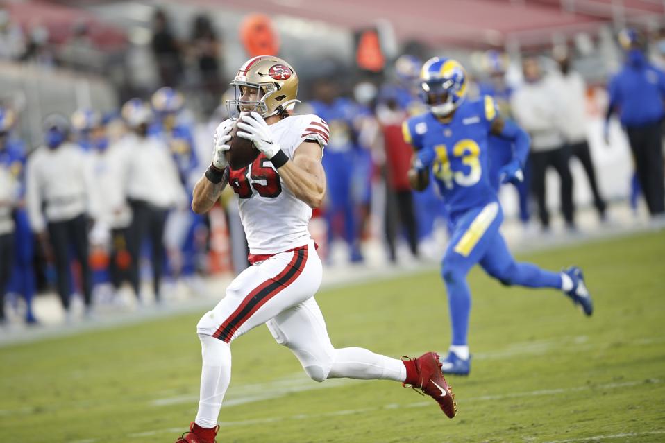 49ers TE George Kittle against the Rams.