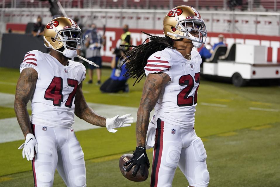 San Francisco 49ers CB Jason Verrett against the Los Angeles Rams.
