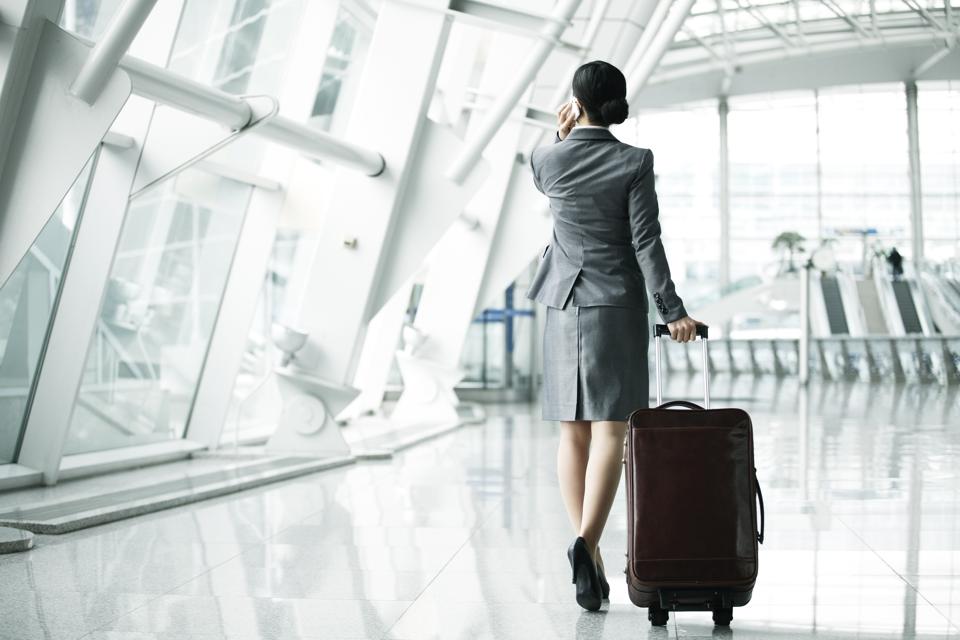Businesswoman in airport