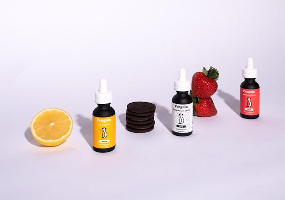 3 botellas de aceite de cbd