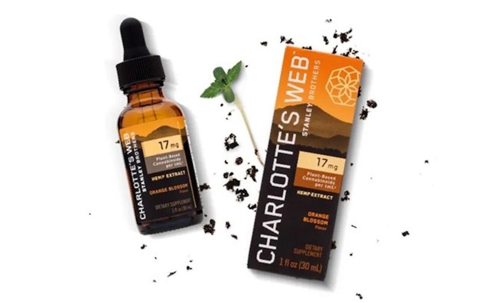 botella de aceite de CBD