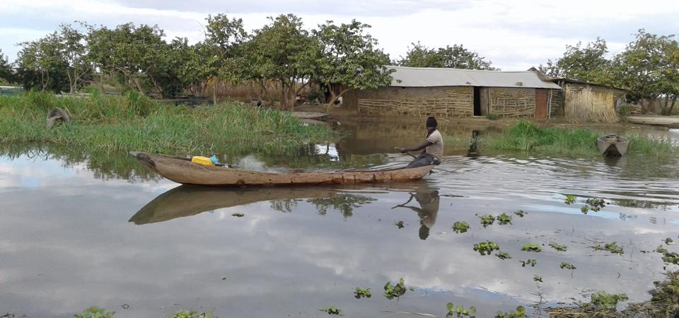 A fisherman in Zambia