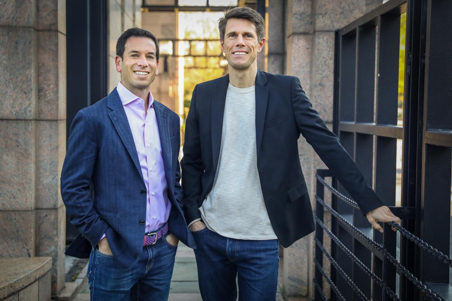 Cedar president Seth Cohen (L) and CEO Florian Otto (R).
