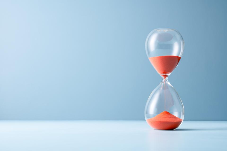 Orange Sand Hourglass