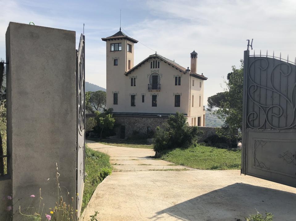 Modernist house located on the Tibidabo mountain in Barcelona