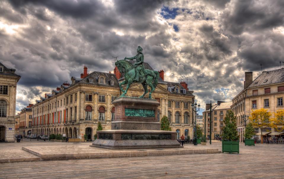 Monument of Jeanne d'Arc in Orléans, France