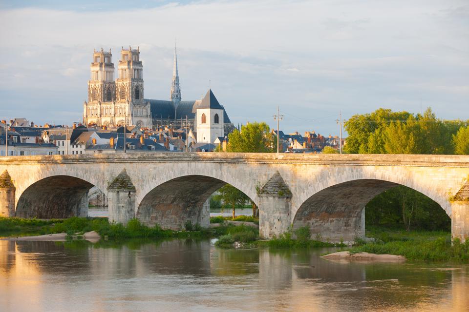 Orléans at a cloudy day