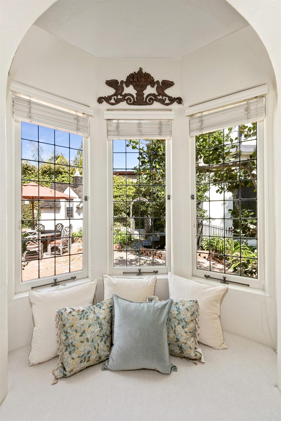 leaded windows historic la jolla home