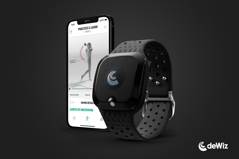deWiz golf training wearable