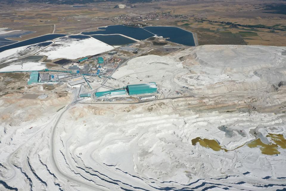 Preparations continue at the facility to produce lithium in Turkey's Eskisehir province